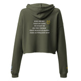 HILO'S Women Crop Hoodie